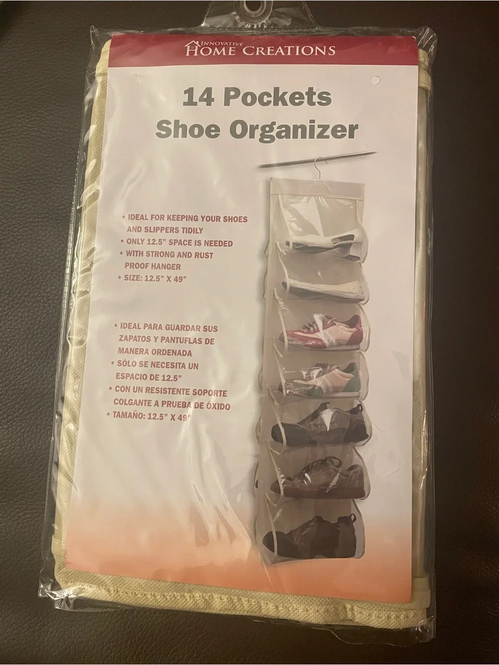 NWT- 14-Pocket Shoe Organizer & Hanging Handbag File Bundle